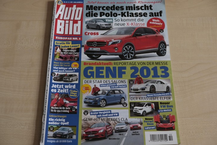 Deckblatt Auto Bild (10/2013)